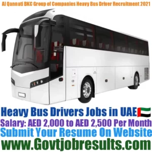 Al Qannati BKC Groups of Companies Heavy Bus Driver Recruitment 2021-22