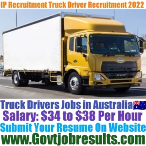 IP Recruitment Truck Driver Recruitment 2022-23