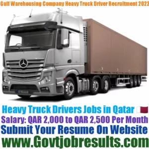 Gulf Warehousing Company Heavy Truck Driver Recruitment 2022-23