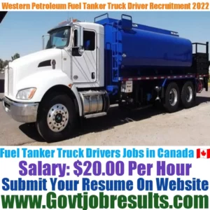 Western Petroleum Fuel Tanker Truck Driver Recruitment 2022-23