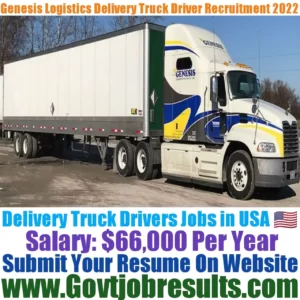 Genesis Logistics Delivery Truck Driver Recruitment 2022-23