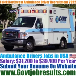 Falck Northwest Ambulance Driver Recruitment 2022-23