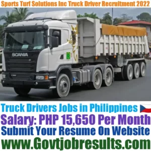 Sports Turf Solutions Inc Truck Driver Recruitment 2022-23
