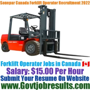 Sonepar Canada Forklift Operator Recruitment 2022-23