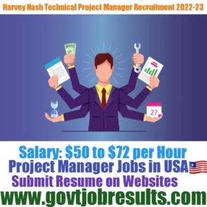 Harvey Nash Technical Project manager Recruitment 2022-23