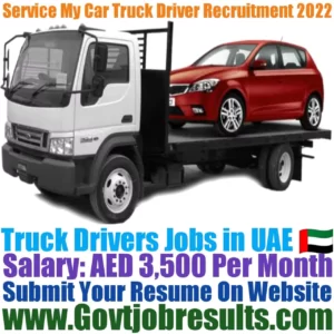 Service My Car Truck Driver Recruitment 2022-23