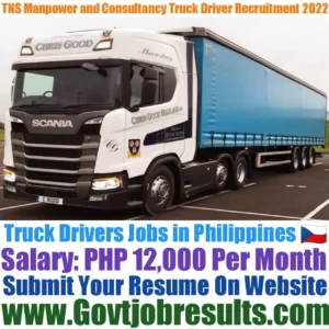 TNS Manpower and Consultancy Truck Driver Recruitment 2022-23