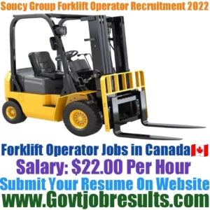 Soucy Group Forklift Operator Recruitment 2022-23