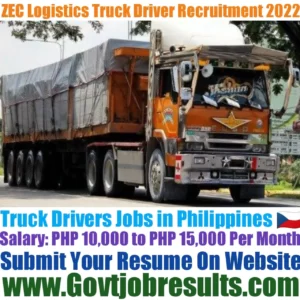 ZEC Logistics Truck Driver Recruitment 2022-23