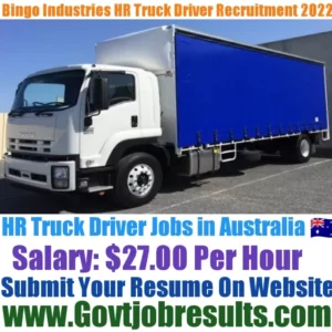 Bingo Industries HR Truck Driver Recruitment 2022-23