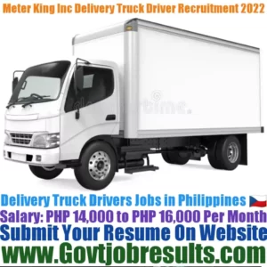 Meter King Inc Delivery Truck Driver Recruitment 2022-23