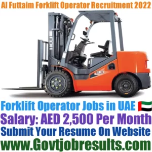 Al Futtaim Forklift Operator Recruitment 2022-23