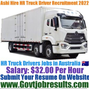 Ashi Hire HR Truck Driver Recruitment 2022-23