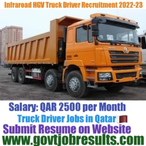 InfraRoad HGV Truck Driver Recruitment 2022-23