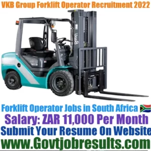VKB Group Forklift Operator Recruitment 2022-23