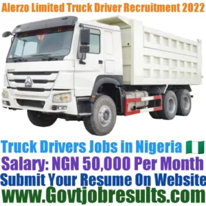 Alerzo Limited Truck Driver Recruitment 2022-23