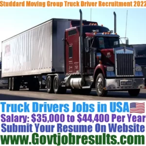 Studdard Moving Group Truck Driver Recruitment 2022-23
