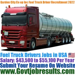 Garden City Co op Inc Fuel Truck Driver Recruitment 2022-23