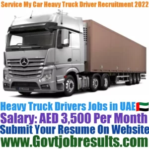 Service My Car Heavy Truck Driver Recruitment 2022-23