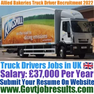 Allied Bakeries Truck Driver Recruitment 2022-23