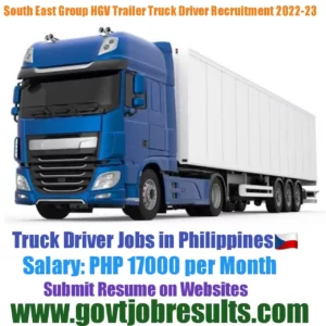 South East Group HGV Trailer Truck Driver Recruitment 2022-23