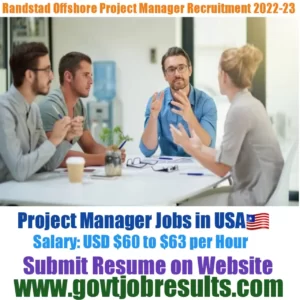 Randstad Offshore Project Manager Recruitment 2022-23