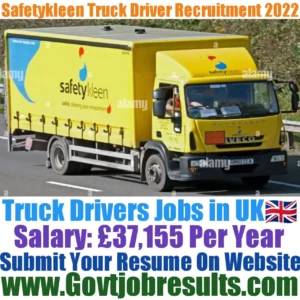 Safetykleen Truck Driver Recruitment 2022-23