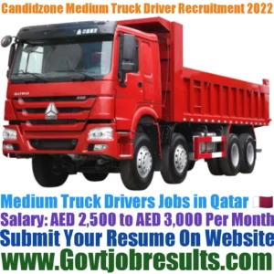 Candidzone Medium Truck Driver Recruitment 2022-23