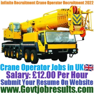 Infinite Recruitment Crane Operator Recruitment 2022-23
