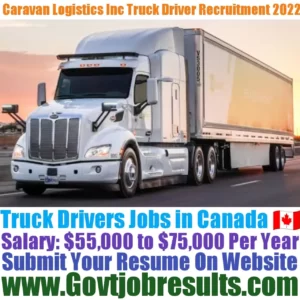 Caravan Logistics Inc Truck Driver Recruitment 2022-23