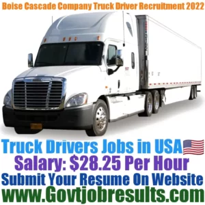 Boise Cascade Company Truck Driver Recruitment 2022-23