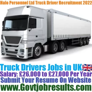 Halo Personnel Ltd Truck Driver Recruitment 2022-23