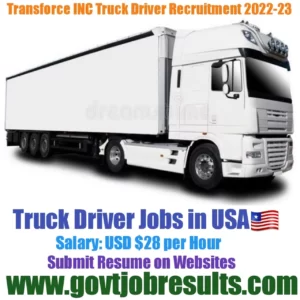 Transforce HGV Truck Driver Recruitment 2022-23