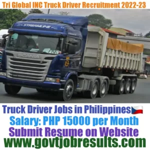 Tri Globe Transport HGV Truck Driver Recruitment 2022-23