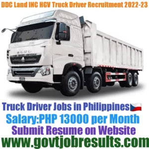 DDC Land INC HGV Truck Trailer Driver Recruitment 2022-23