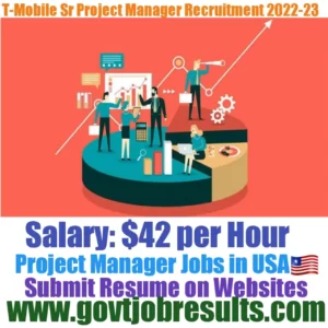 T-Mobile Sr Project Manager Recruitment 2022-23