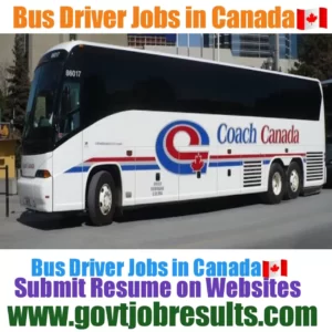 Bus driver jobs in canada