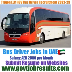 Trigon LLC HGV Bus Driver Recruitment 2022-23