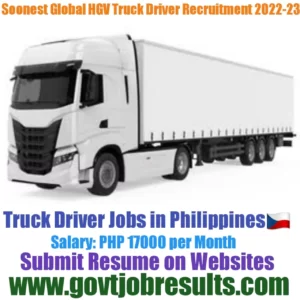 Soonest Global HGV Truck Driver Recruitment 2022-23