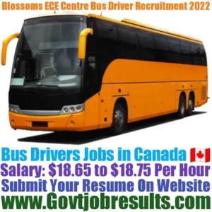 Blossoms ECE Centre Bus Driver Recruitment 2022-23