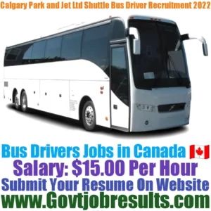 Calgary Park and Jet Ltd Shuttle Bus Driver Recruitment 2022-23