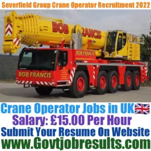 Severfield Group Crane Operator Recruitment 2022-23