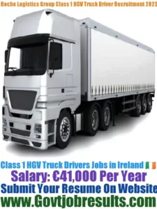 Roche Logistics Group Class 1 HGV Truck Driver Recruitment 2022-23