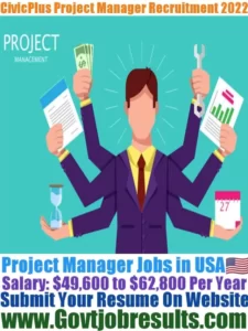CivicPlus Project Manager Recruitment 2022-23