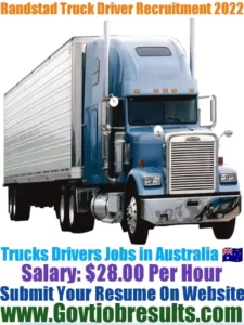 Randstad Truck Driver Recruitment 2022-23
