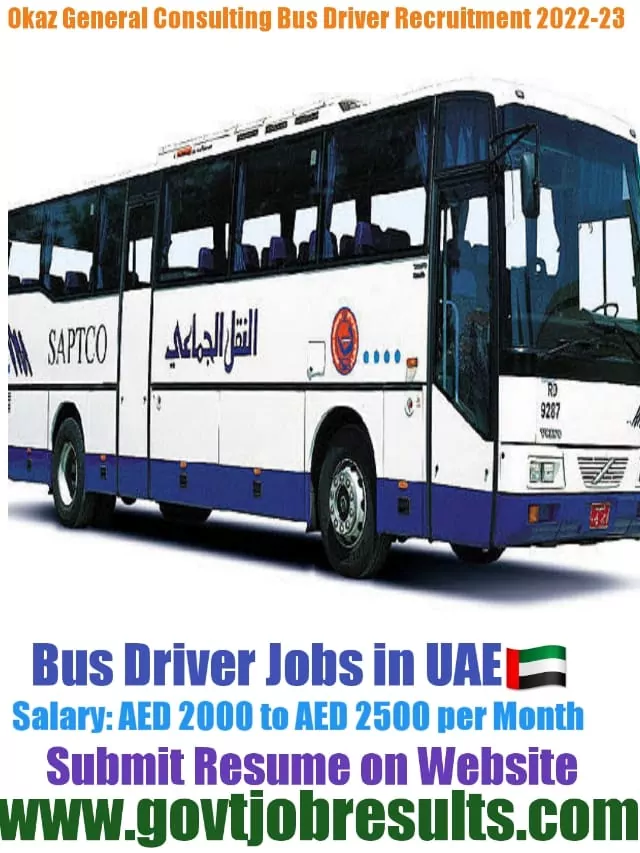 OKAZ General Consulting Bus driver Recruitment 2022-23