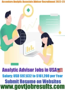 Accenture Analytic Associate Advisor Recruitment 2022-23