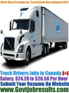 North King Trucking Inc Truck Driver Recruitment 2022-23