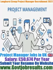 Longhurst Group Project Manager Recruitment 2022-23