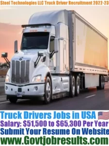 Steel Technologies LLC Truck Driver Recruitment 2022-23